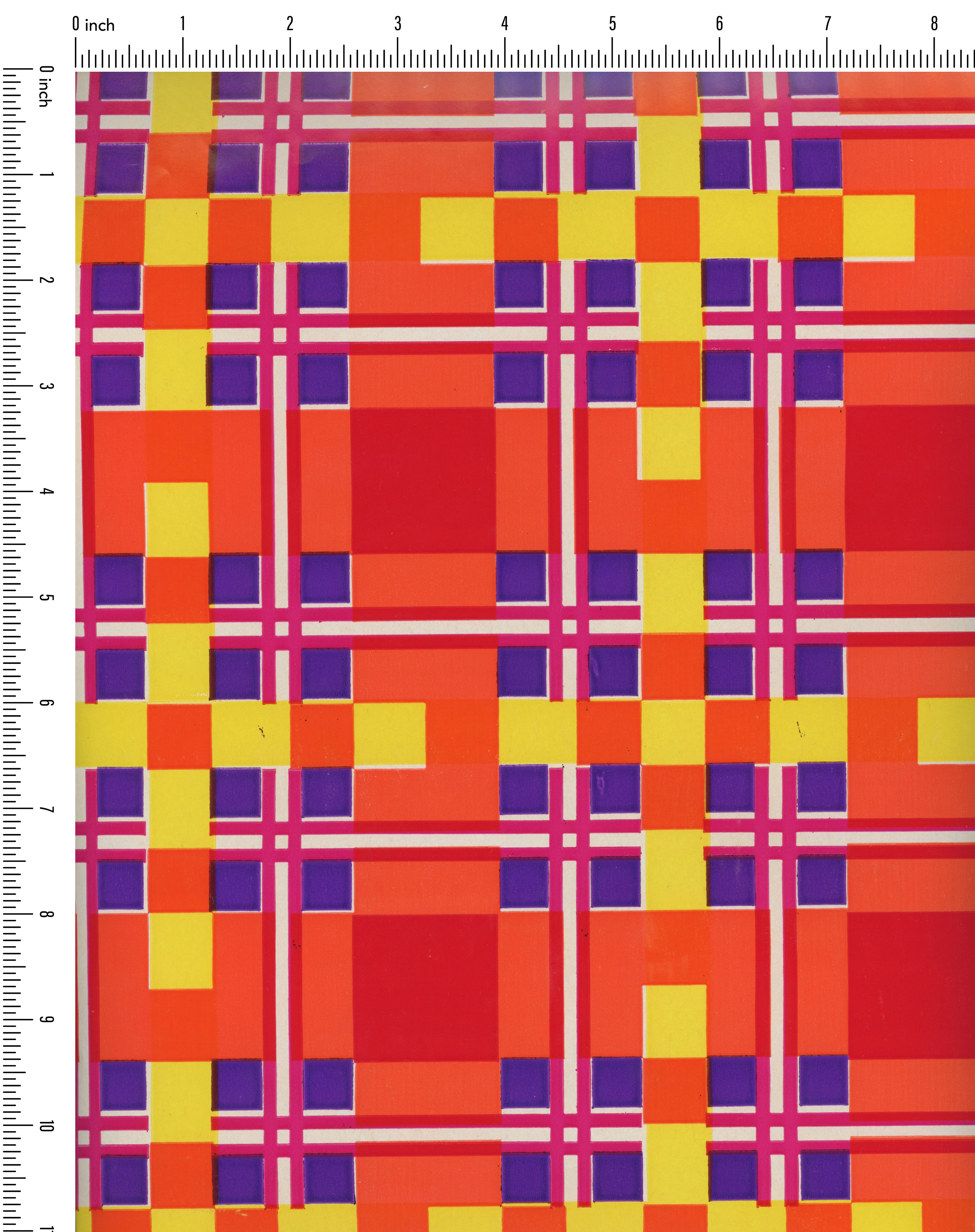 Graphic Basketweave Plaid Vintage Paper